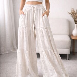 Bohemian Wide-Leg Pants